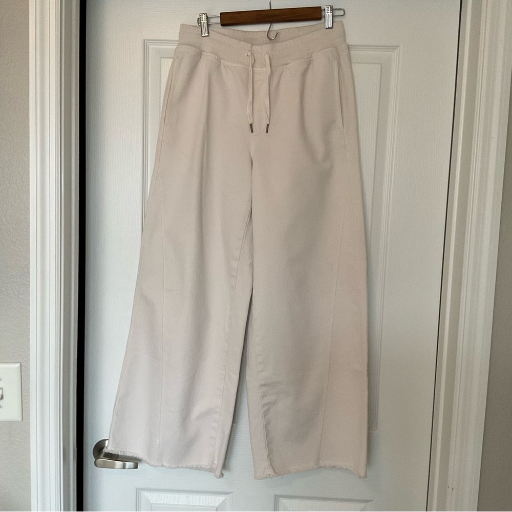 Aerie off white Wide-Leg Pants